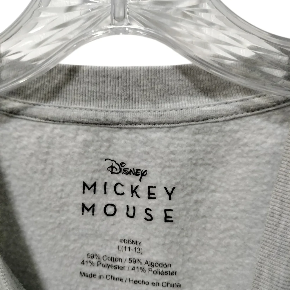 Disney Mickey & Friends Gray Crewneck Sweater